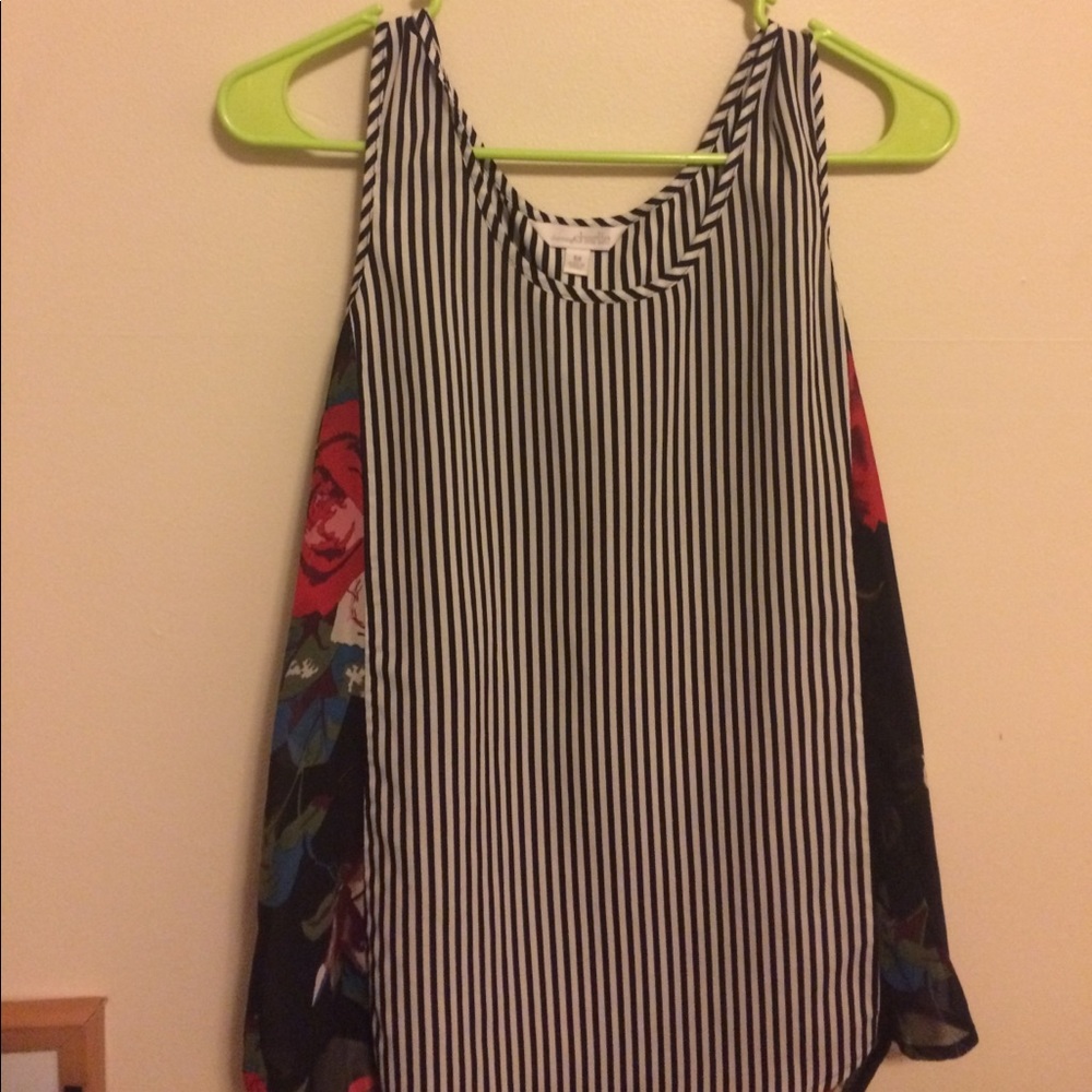 Sheer back tank